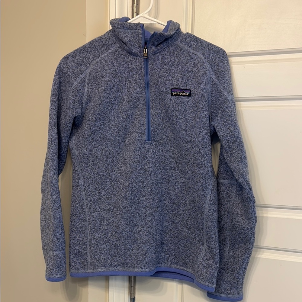 Patagonia purple Quarter-Zip Pullover Better Sweater Jacket